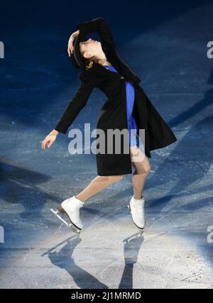 14 déc 2008-Goyang, Corée du Sud-Italia Carolina Kostner se produit lors du gala de l'exposition finale 2008/2009 du Grand Prix de patinage artistique de l'UIP à Goyang près de Séoul le 14 décembre 2008. Banque D'Images