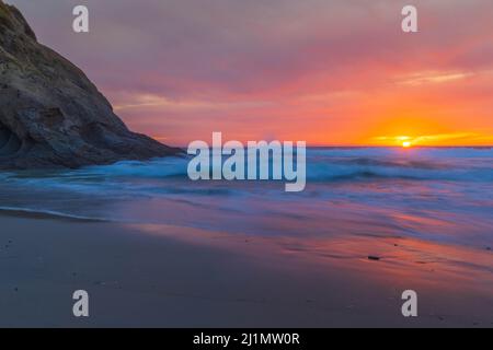 Le plus beau coucher de soleil Banque D'Images