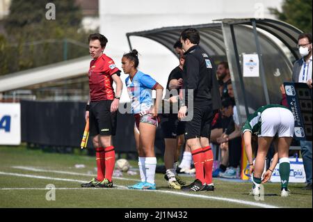 Stade de Sinergy, Vérone, Italie, 26 mars 2022, Dalila Ippolito (Pomigliano) pendant Hellas Verona femmes vs Calcio Pomigliano - football italien Seri Banque D'Images