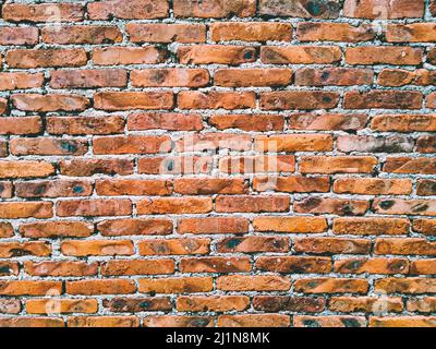 mur de briques rustique texture naturelle du mur pour un arrière-plan abstrait Banque D'Images