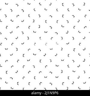 Motif sans couture avec panda mignon sur fond blanc. Animaux asiatiques amusants. Carte, cartes postales pour enfants. Illustration vectorielle plate pour tissu, textile Illustration de Vecteur