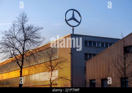 Mercedes Benz, usine Sprinter à Düsseldorf Banque D'Images