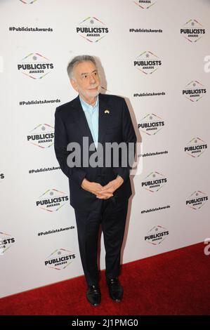 Francis Ford Coppola porte un épinglette d'Ukraine à la Guilde internationale des cinéastes à Los Angeles 3.25.2022, photos de Nadja Sayej Banque D'Images