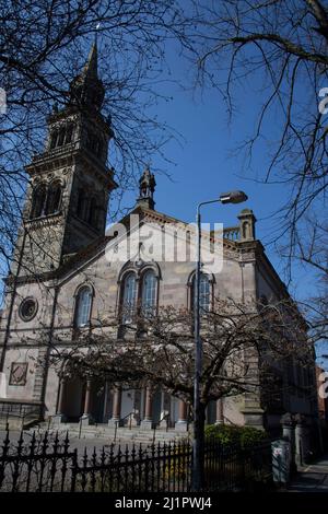 Elmwood Hall, salle de concert et ancienne église presbytérienne, University Road, Belfast, Irlande du Nord Banque D'Images