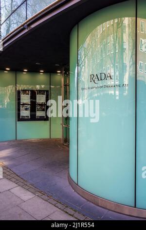 Rada London - le Théâtre de l'Académie royale d'art dramatique (RADA) sur Malet Street dans le centre de Londres. Architectes Avery Associates 2001. Banque D'Images