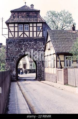 Neustadt Harz porte de la ville historique de la Vieille Ville Banque D'Images