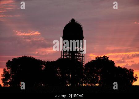 Lanstroper EI coucher de soleil Banque D'Images