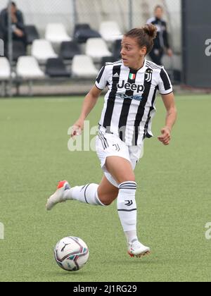 Centre de formation de Juventus, Turin, Italie, 27 mars 2022, Lisa Boattin (JUVENTUS FEMMES) pendant Juventus FC vs Inter - FC Internazionale - football italien Serie A Women Match Banque D'Images