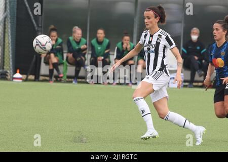 Turin, Italie. 27th mars 2022. Barbara Bonansea (Juventus Women) pendant Juventus FC vs Inter - FC Internazionale, football italien série A Women Match à Turin, Italie, Mars 27 2022 crédit: Agence de photo indépendante/Alamy Live News Banque D'Images