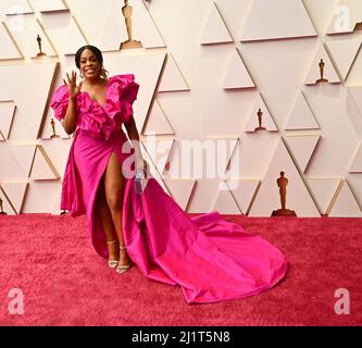 Los Angeles, États-Unis. 27th mars 2022. Niecy Nash arrive pour les Academy Awards 94th au Dolby Theatre, dans la section Hollywood de Los Angeles, le dimanche 27 mars 2022. Photo de Jim Ruymen/UPI crédit: UPI/Alay Live News Banque D'Images