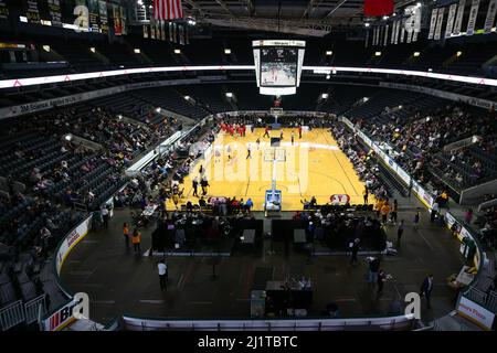 Le 27 2022 mars, London Ontario Canada, London Lightning fixe les 11 meilleurs victoires de l'équipe pour commencer la saison.London Lightning. Luke Durda/Alamy Banque D'Images