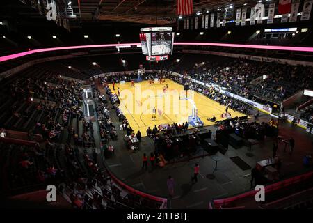 Le 27 2022 mars, London Ontario Canada, London Lightning fixe les 11 meilleurs victoires de l'équipe pour commencer la saison.London Lightning. Luke Durda/Alamy Banque D'Images