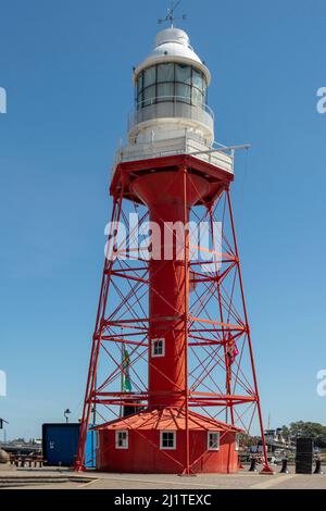 Phare historique, Port Adelaide, Australie méridionale, Australie Banque D'Images