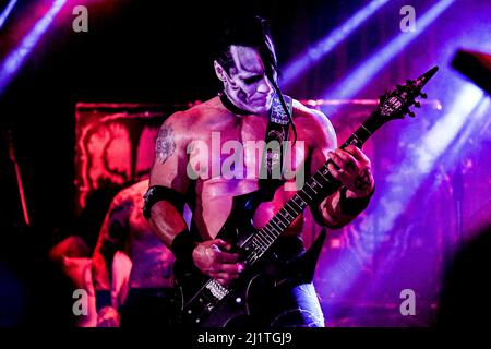 26 mars 2022, Hollywood, CA, US: Doyle (avec le légendaire guitariste Misfits Doyle Wolfgang Von Frankenstein) au Whisky A Go Go à West Hollywood, CA. (Image de crédit : © Dave Safley/ZUMA Press Wire) Banque D'Images