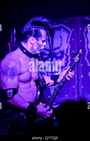 26 mars 2022, Hollywood, CA, US: Doyle (avec le légendaire guitariste Misfits Doyle Wolfgang Von Frankenstein) au Whisky A Go Go à West Hollywood, CA. (Image de crédit : © Dave Safley/ZUMA Press Wire) Banque D'Images