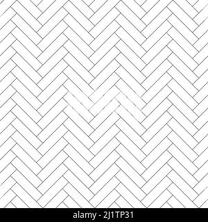 Parquet en bois à chevrons vintage avec motif sans couture. Texture parquet ou laminé. parquet à chevrons blancs. Texture murale monochrome brique Illustration de Vecteur