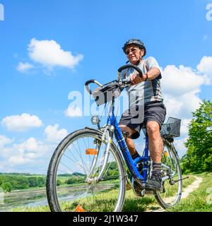 Visite en vélo en été Banque D'Images