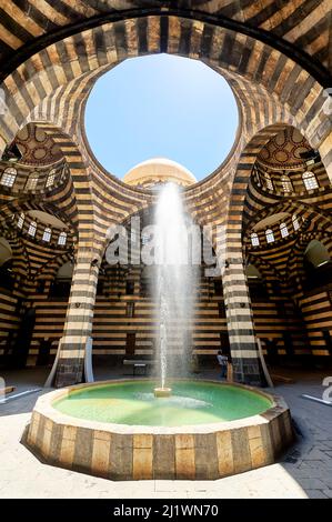 Syrie. Khan as'ad Pasha est le plus grand Caravanserai de la vieille ville de Damas Banque D'Images