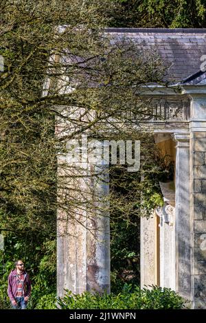 The Temple of Flora (Ceres) 1744-1746, Stourhead Gardens, Stourton, Wiltshire, Royaume-Uni Banque D'Images