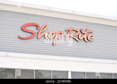 Shop Rite Store-ShopRite est une coopérative de détaillants de supermarchés avec des magasins dans six États : Connecticut, Delaware, Maryland, New Jersey, New York, Banque D'Images