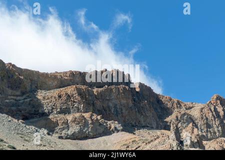 Paysage volcanique déserté du parc national du Teide à Ténérife, îles Canaries, Espagne Banque D'Images