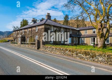 L'hôtel Pen y Gwryd à Snowdonia, au nord du pays de Galles Banque D'Images