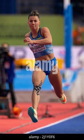 Maryna Bekh-Romanchuk UKR participant au triple saut féminin le