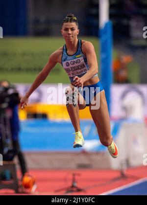 Maryna Bekh-Romanchuk UKR participant au triple saut féminin le