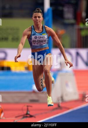 Maryna Bekh-Romanchuk UKR participant au triple saut féminin le