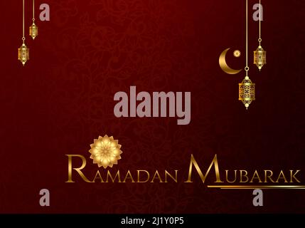 Salutations Ramadan Banque D'Images