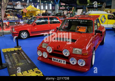 Renault 5 Maxi Turbo. Retro Malaga 2022, Espagne. Banque D'Images