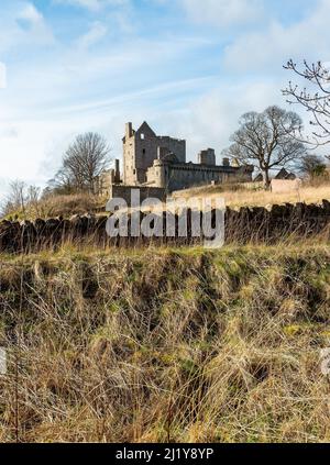 Château de Craigmillar à Édimbourg, Édimbourg, Écosse, Royaume-Uni Banque D'Images