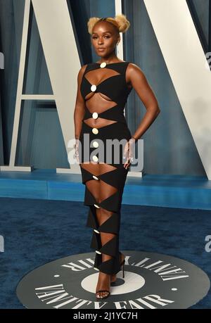 Janelle Monae au Vanity Fair Oscar Party 2022 organisé par le rédacteur en chef Radhika Jones au Wallis Annenberg Center for the Performing Arts le 27 mars 2022 à Beverly Hills, CA. © OConnor-Arroyo/AFF-USA.com crédit: AFF/Alamy Live News Banque D'Images
