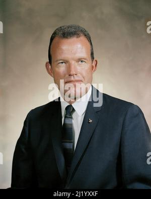 Un portrait de Gordon Cooper, astronaute de Mercury Seven Banque D'Images