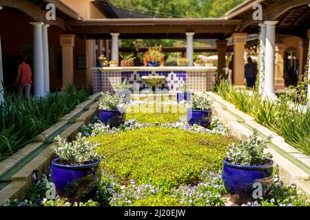 Lac Whales, FL, États-Unis - 26 mars 2022 : photo des jardins des jardins de la tour Bok Banque D'Images