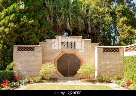 Lac Whales, FL, États-Unis - 26 mars 2022 : photo des jardins des jardins de la tour Bok Banque D'Images