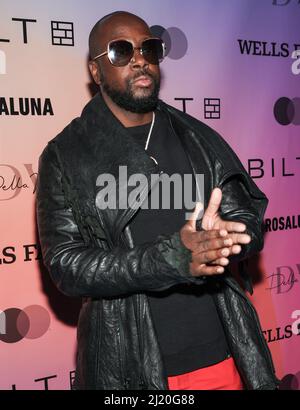 New York, NY, États-Unis. 28th mars 2022. Wyclef Jean est présent au concert DE lancement privé DE BIL Rewards, Summit One Vanderbilt, New York, NY 28 mars 2022. Crédit : CJ Rivera/Everett Collection/Alay Live News Banque D'Images