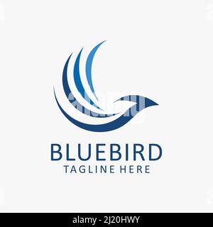 Motif oiseau ligne Illustration de Vecteur