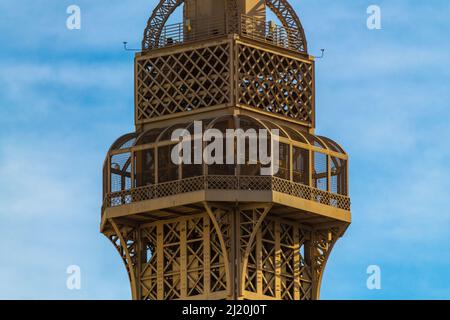 Gros plan de la Tour Eiffel, Paris hôtel et casino à Las Vegas, Etats-Unis Banque D'Images