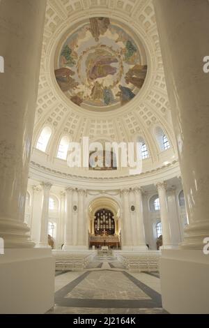 Vue sur la cathédrale néoclassique de Saint Blasien, Bade-Wurtemberg, Allemagne Banque D'Images