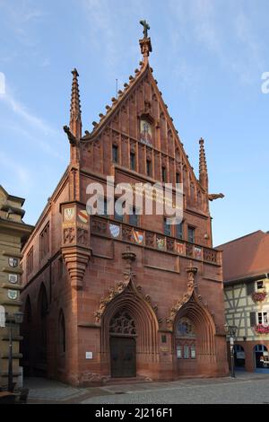 Melanchthonhaus néo-gothique à Bretten, Bade-Wurtemberg, Allemagne Banque D'Images