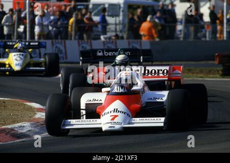 Alain Prost (FRA) McLaren MP4/2 Tag Porsche Banque D'Images