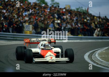 Alain Prost (FRA) McLaren MP4/2 Tag Porsche Banque D'Images