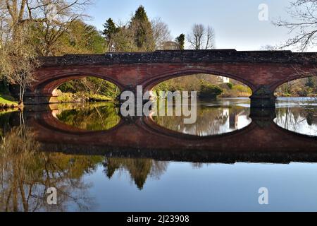 Une promenade à Callander Banque D'Images