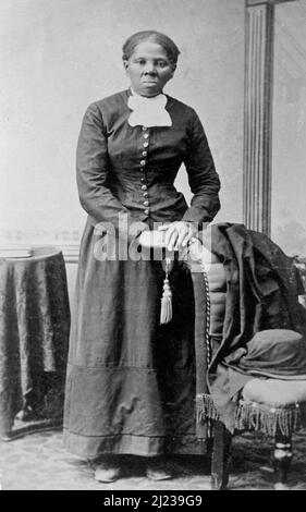 Harriet Tubman, Harriet Tubman (née Araminta Ross, c. 1822 – 1913) était un abolitionniste et activiste politique américain. Banque D'Images