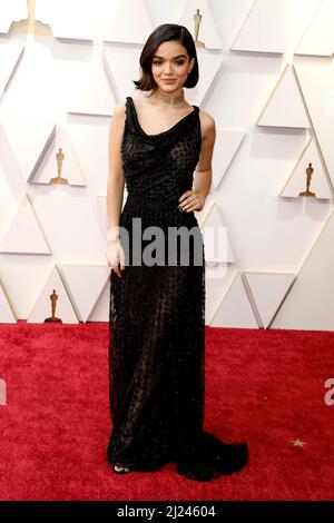 28 mars 2022, Los Angeles, CA, Etats-Unis: LOS ANGELES - 27 MARS: Rachel Zegler à l'Academy Awards 94th au Dolby Theatre le 27 mars 2022 à Los Angeles, CA (Credit image: © Kay Blake/ZUMA Press Wire) Banque D'Images