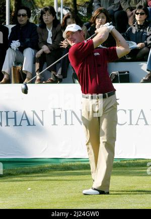 25 nov 2004-Seogwipo, Corée du Sud-Alex Cejka pilote de jeu tourné à un PGA TOUR Championship 1 première ronde T à Jeju Island le 25 novembre 2004, Corée du Sud. Banque D'Images