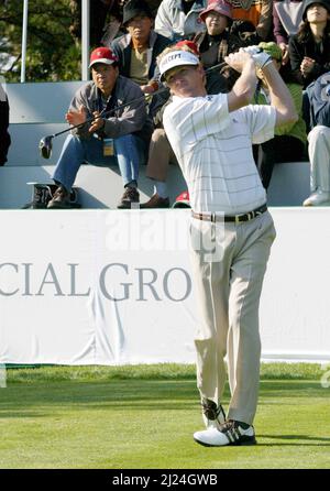 25 nov 2004-Seogwipo, Corée du Sud-Tim Petrovic pilote de jeu tourné à un PGA TOUR Championship 1 première ronde T à Jeju Island le 25 nov 2004, Corée du Sud. Banque D'Images