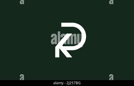 Lettres de l'alphabet initiales Monogram logo KR, RK, K et R. Illustration de Vecteur