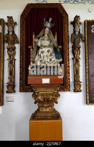 Musée social de Fray Pedro dans le couvent de San Francisco, Quito, Equateur. Banque D'Images